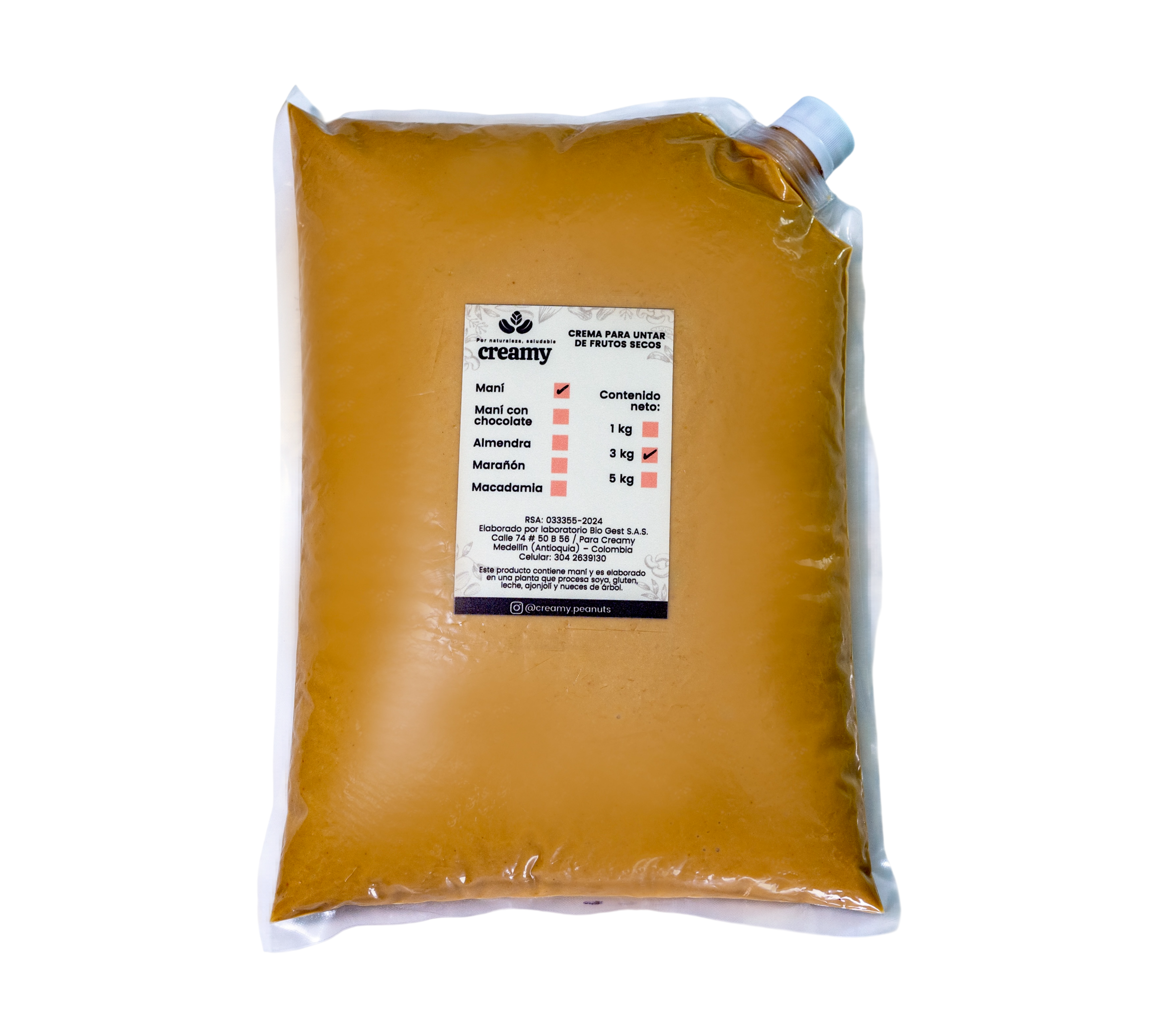 Bolsa 3 kilos